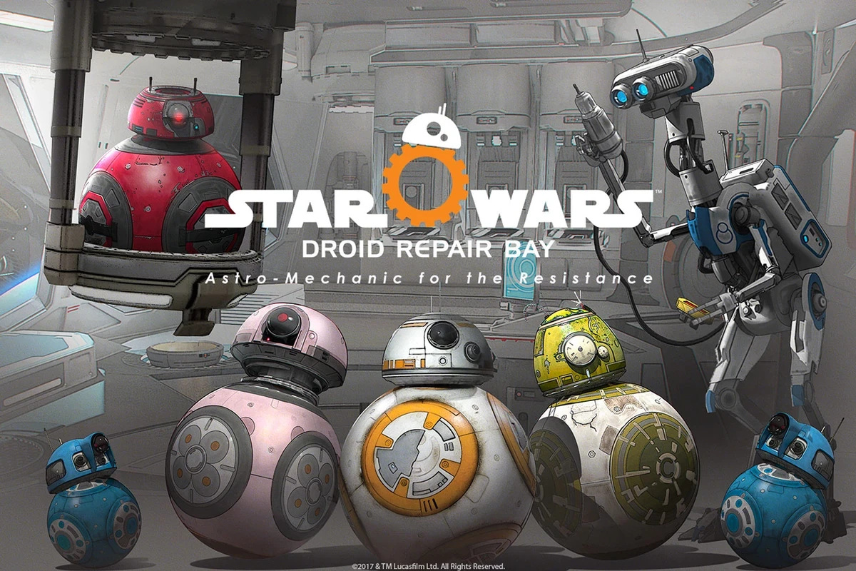 VR-игра Star Wars: Droid Repair Bay — ремонт дроидов в мастерской сопротивления.